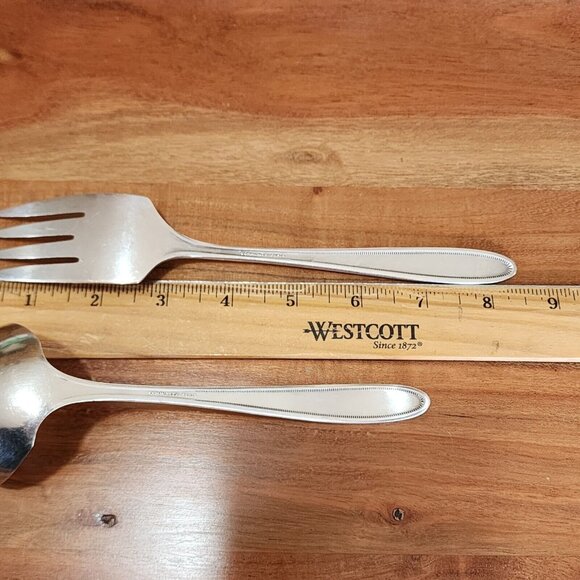 Oneida Community Grosvenor Silverplate Serving Fork & Gravy Ladle 1921 no mono - Picture 13 of 13